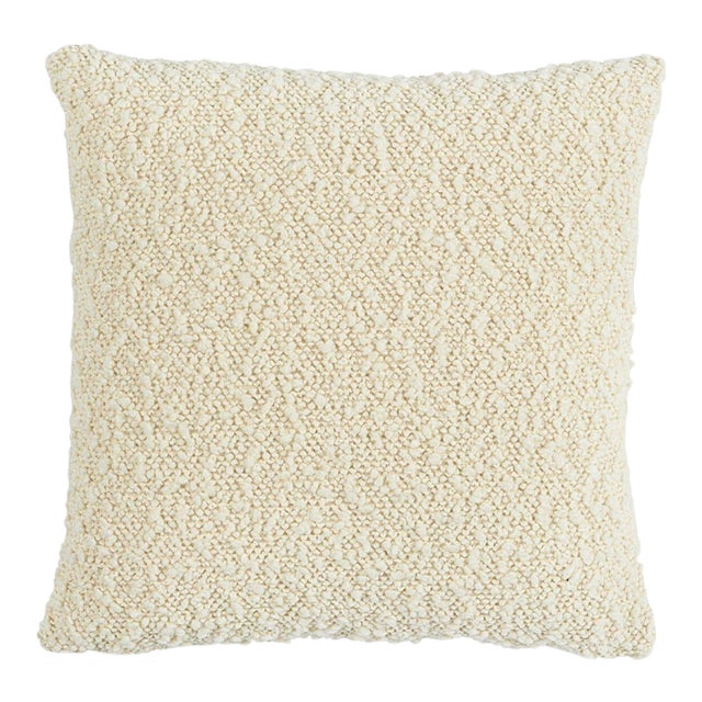 Schumacher Margarete 18" Pillow in Ivory For Sale