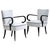 Wood Mid-20th Century Pair of Armchairs, possibly Italy For Sale - Image 7 of 9