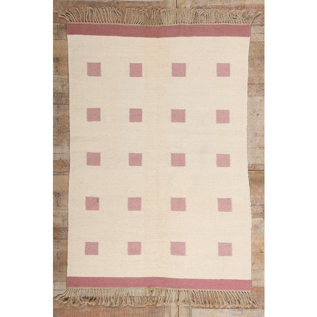 Vintage Finnish Rollakan Rug, 04'06 X 06'09 For Sale - Image 10 of 10