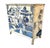 This George III Chest Later Painted features the blue and white 'Willow" pattern, a popular style of Chinoiserie...