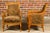 French Walnut 19th Century Bergère Chairs with Carved Arms and Zebra Upholstery For Sale - Image 9 of 12