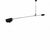 Black counter balance lamp designed by Hoogervorst for Anvia. The lamp can rotate 360 degrees. Due to the counterweight,...