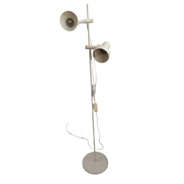 Mid-Century Danish Style Floor Lamp with Double Shade For Sale - Image 14 of 14