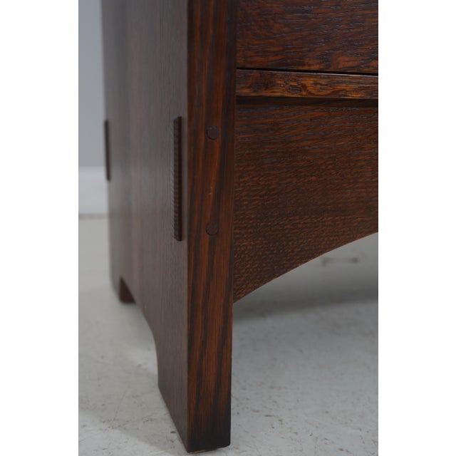 Stickley Mission Oak Sideboard Buffet Server Cabinet For Sale - Image 11 of 18