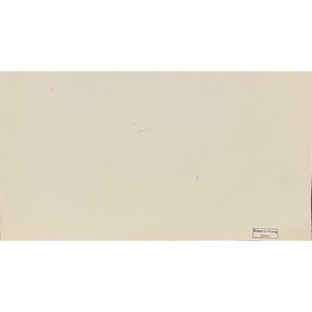 1953 Robert Colborne Fruit and Wine Bottle Still Life Painting For Sale - Image 4 of 4