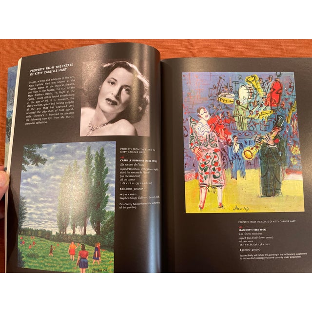 Christie's Impressionist and Modern Art Auction Catalog 2008 - Kitty Carlisle Hart Estate Collection - New York Art Reference Book For Sale - Image 4 of 8