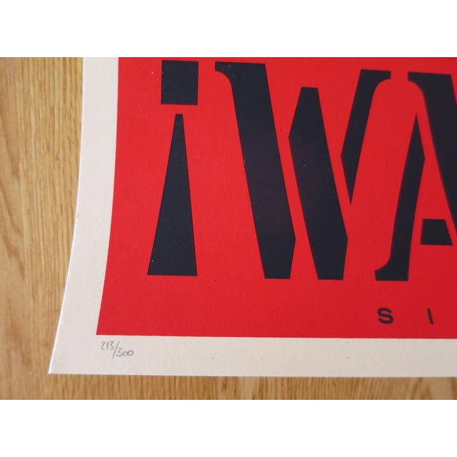 Shepard Fairey, Wake Up, 2017, Screen print For Sale - Image 3 of 7