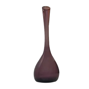 Purple Modernist Glass Vase by Gunnar Ander for Elme Glasbruk, 1960s