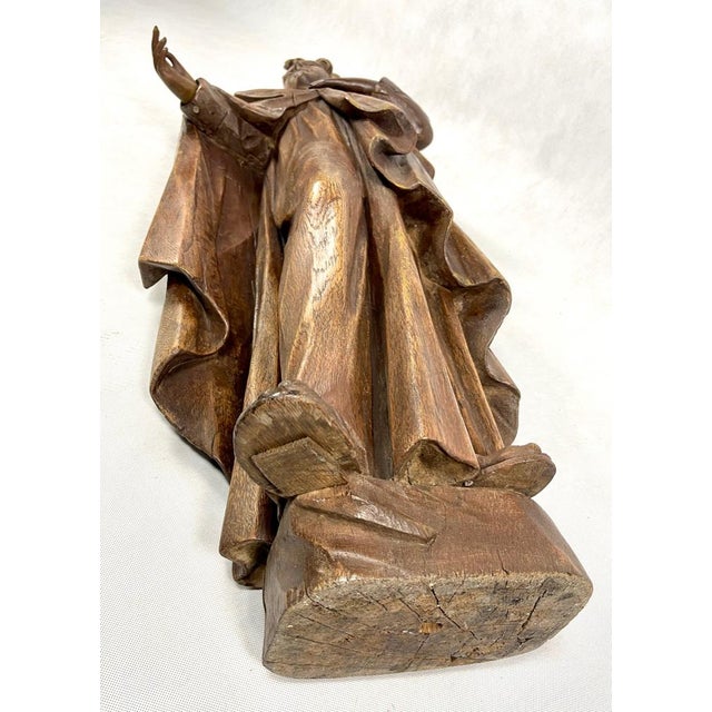 St. John the Baptist, 1800s, Oak For Sale - Image 17 of 18