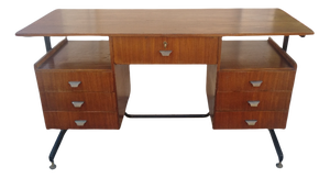 Swedish Teak Desk, 1950s