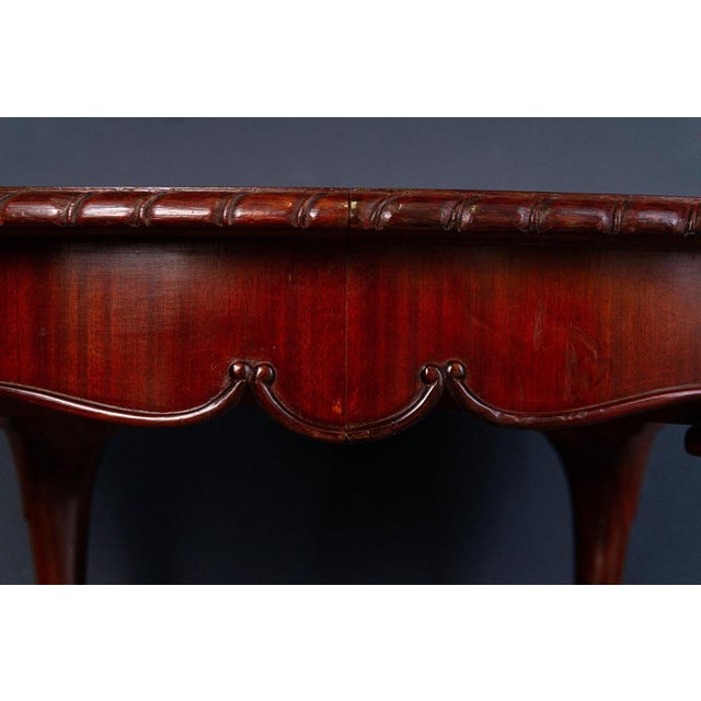 Extendable Dining Table in Mahogany and Pine For Sale - Image 4 of 18