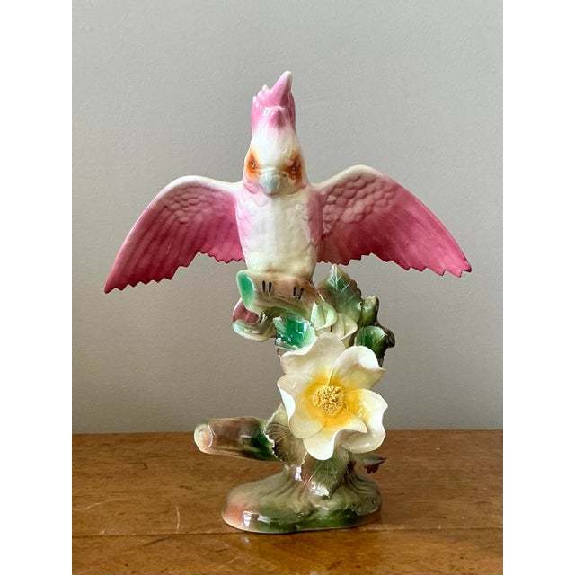 Ceramic Vintage Regency Glazed Ceramic Bird For Sale - Image 7 of 7