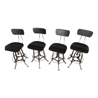Restoration Hardware Toledo Counter Stools - Set of 4 For Sale