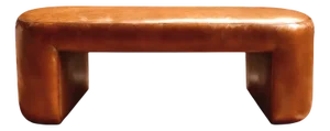 Deleite Bench in Vegan Leather from Moanne