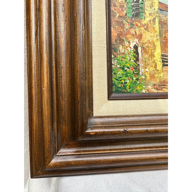 Mid 20th Century Original Seaside Landscape Oil Painting Reynolds Framed For Sale - Image 10 of 11