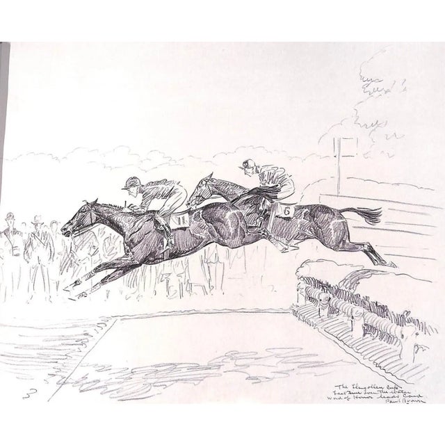 "Inaugural Llangollen Race Meeting" 1931 Ours, Dorothy [Essay By] Sketches by Paul Brown For Sale - Image 10 of 18