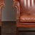 Pair of 20th Century Vintage Danish Leather Wingback Club Chairs For Sale - Image 6 of 11