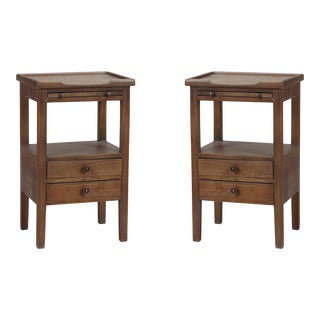 Pair of Country Style Side Tables For Sale