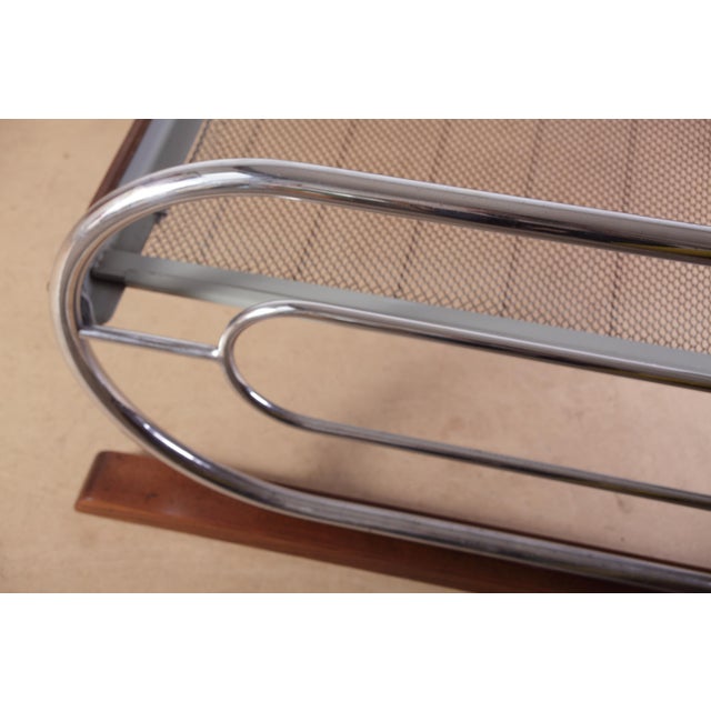 Bauhaus Chrome Sofa by Hynek Gottwald, 1940s For Sale - Image 15 of 18
