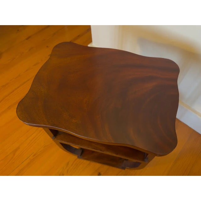 Brown 20th Century Art Deco Side Table, 1920s For Sale - Image 8 of 10