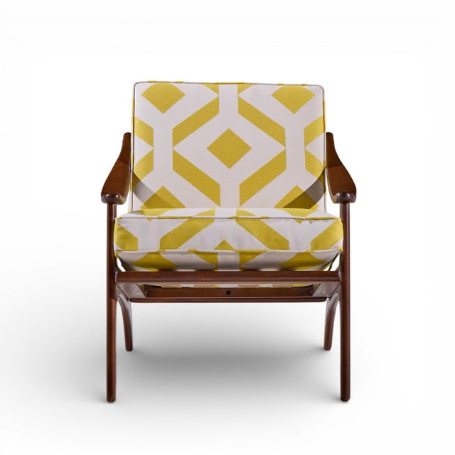 Mid 20th Century Arne Hovmand Olsen for P. Mikkelsen Mid Century Teak Lean Back Lounge Chairs - Pair For Sale - Image 5 of 12