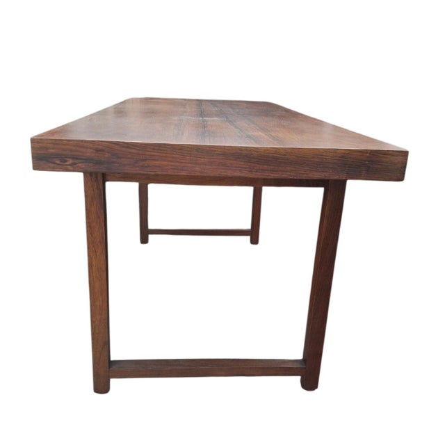 1970s Milo Baughman for Thayer Coggin Rosewood Coffee Table For Sale - Image 5 of 10