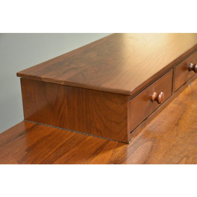 American 1990s Ethan Allen American Impressions Solid Cherry Dresser Topper For Sale - Image 3 of 8