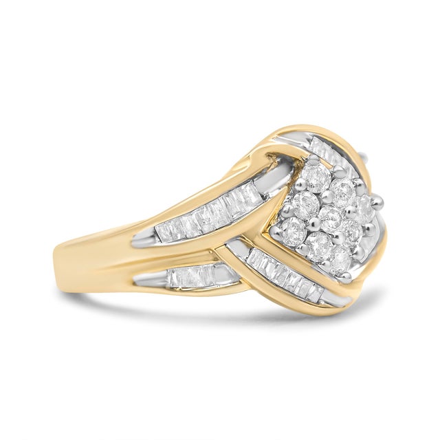 If you���re a fan of color juxtaposition, this piece of jewelry should be in your collection. A cluster ring that���s...