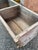 Rustic wooden antique ice box, versatile piece, can also be used for feed, as a planter, or console. Divided storage,...