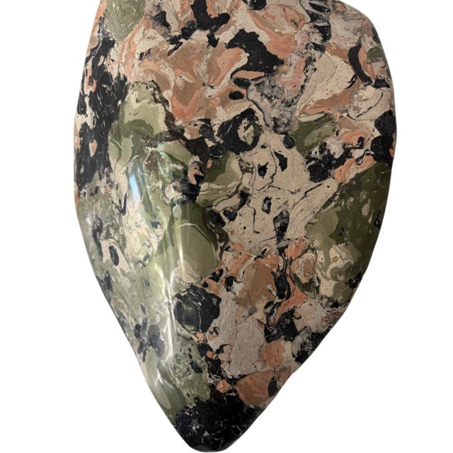 2020s Contemporary Scagliola Faux Tortoise Shell Wall Sculpture For Sale - Image 5 of 6