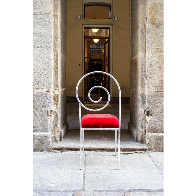Suspiral Chair by Luigi Serafini for Sawaya & Moroni, 1986 For Sale - Image 4 of 9
