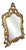 Vintage French Wall Mirror with Ornate Carved Frame For Sale