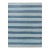 Rug & Kilim's Contemporary Dhurrie Rug in Blue Stripes - 13x19 For Sale