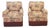 Chintz Upholstered Club Chairs- A Pair For Sale