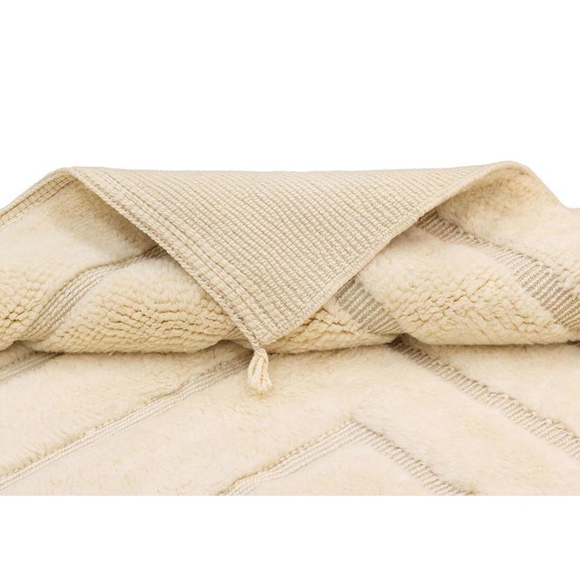 Hand-Knotted Wool Premium Rug by Azele Studio For Sale - Image 6 of 11