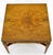 Baker Burl Walnut Square Brass Gallery Top Drawer Side Lamp Table Night Stand For Sale - Image 15 of 18