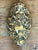 Vintage Italian Scagliola Gilt Tipped Pigmented Plaster Turtle Shell For Sale - Image 4 of 12