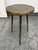 Bronze West Elm Casted Tripod Round Side Table + Tray For Sale - Image 8 of 12