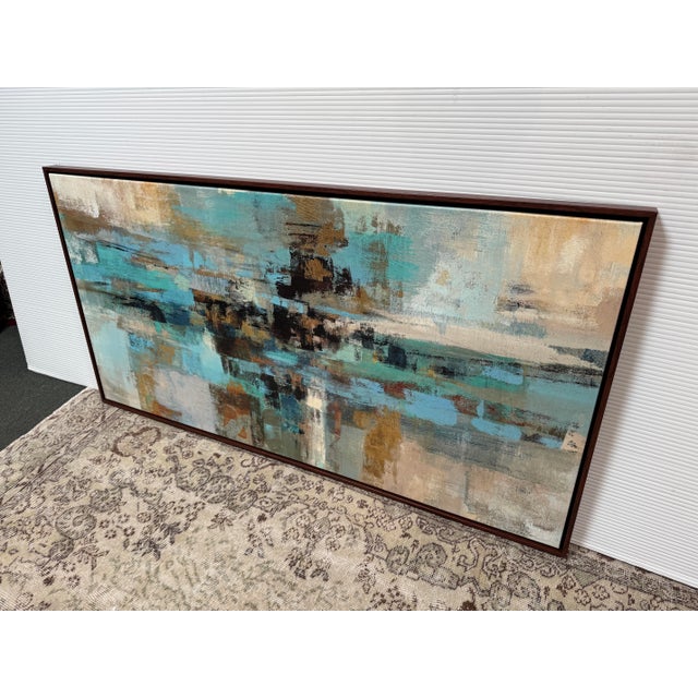 Abstract Silvia Vassileva Morning Fjord Print, Framed For Sale - Image 3 of 12