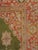 19th Century Antique Persian Sultanabad Carpet Green, Coral-Red, Light Blue, Gold and Ivory For Sale - Image 5 of 6