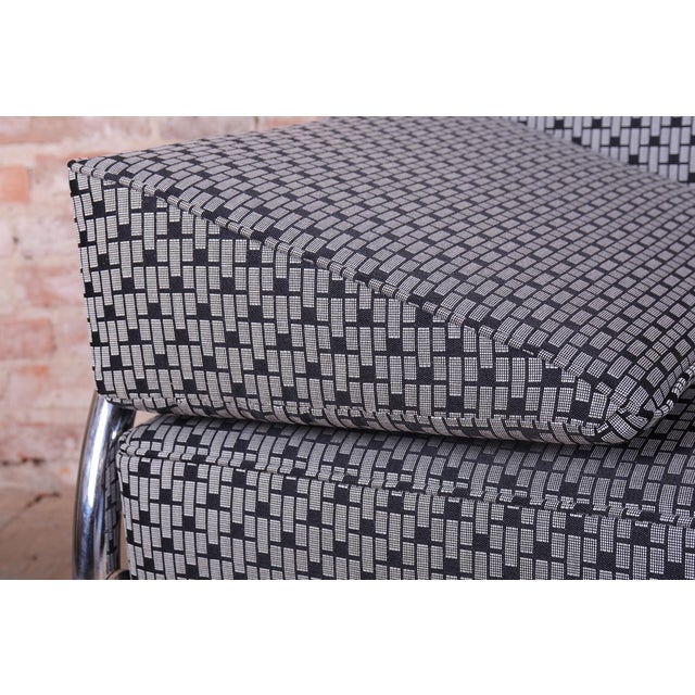 Bauhaus Sofa in Chrome and Beech from Robert Slezak, Czech, 1930s For Sale - Image 13 of 18