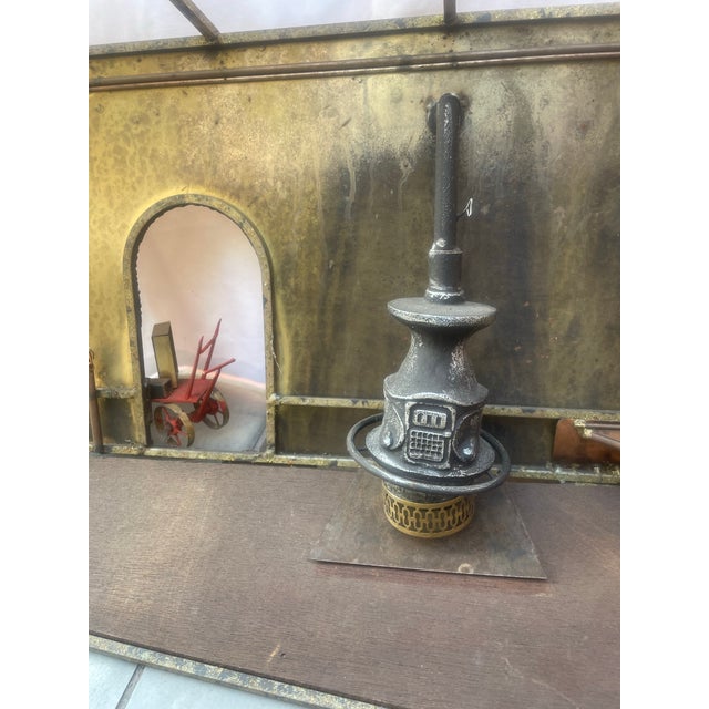 Curtis Jere, signed Train Depot,good condition. 1970’s