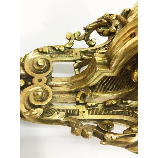 19th Century Gilded Corner Wall Bracket For Sale - Image 4 of 12