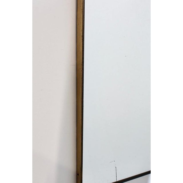 Vintage Italian Wall Mirror with Brass Frame, 1960s For Sale - Image 13 of 18