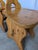 Vintage Tyrolean Wooden Heart Cut-Out Backrest Farmhouse Chair, 1970s, Set of 3 For Sale - Image 9 of 18