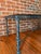 Brutalist Vintage Brutalist Faux Verdigris Finish Glass Top Coffee Table - Styled After Giacometti For Sale - Image 3 of 5