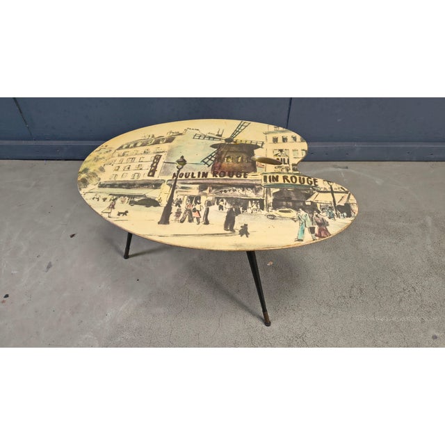 Vintage Italian Coffee Table, 1950s For Sale - Image 9 of 10
