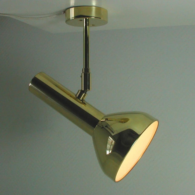 Mid-Century German Brass Wall Light Sconce from Cosack, 1960s For Sale - Image 12 of 14