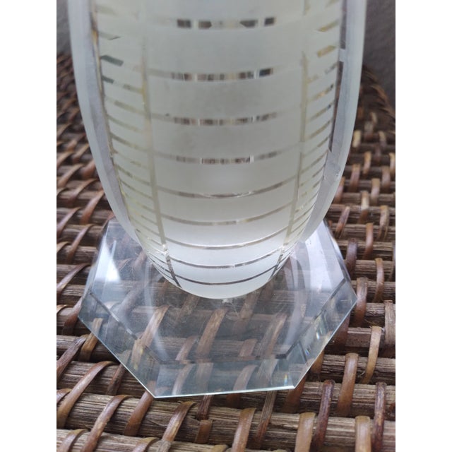 Glass 1990s Buri Al Arab Hotel-Dubai Crystal Perfume Bottle For Sale - Image 7 of 11