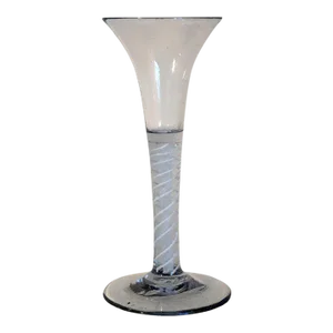 Early Double-Series Cotton Twist Stem Wine Glass
